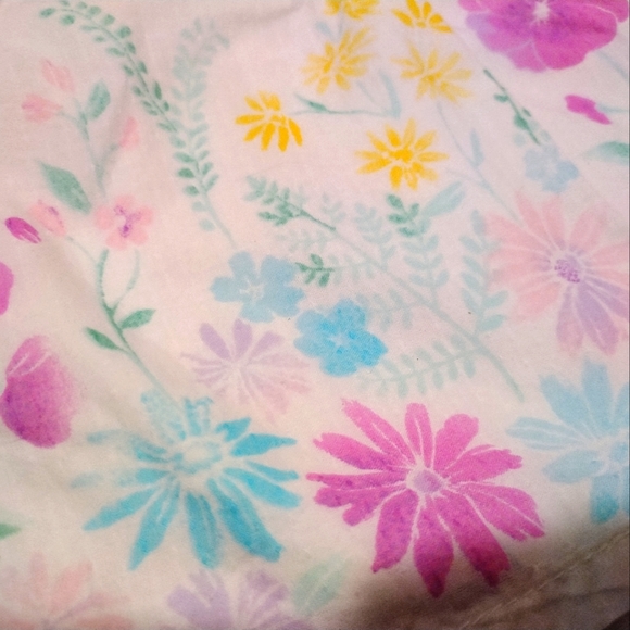 Floral Print Cotton Top Baby Girl 3-6mo - Picture 3 of 4